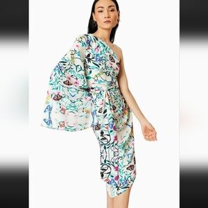 NWT Eliatt Bungalow Floral One-Shoulder Dress